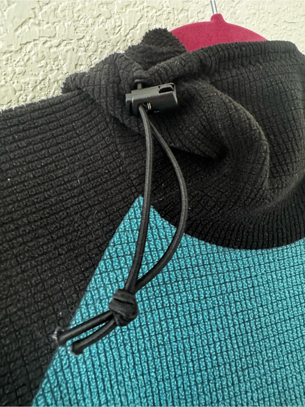 Melanzana Micro-Grid Hoodie Blue Black - Picture 7 of 10